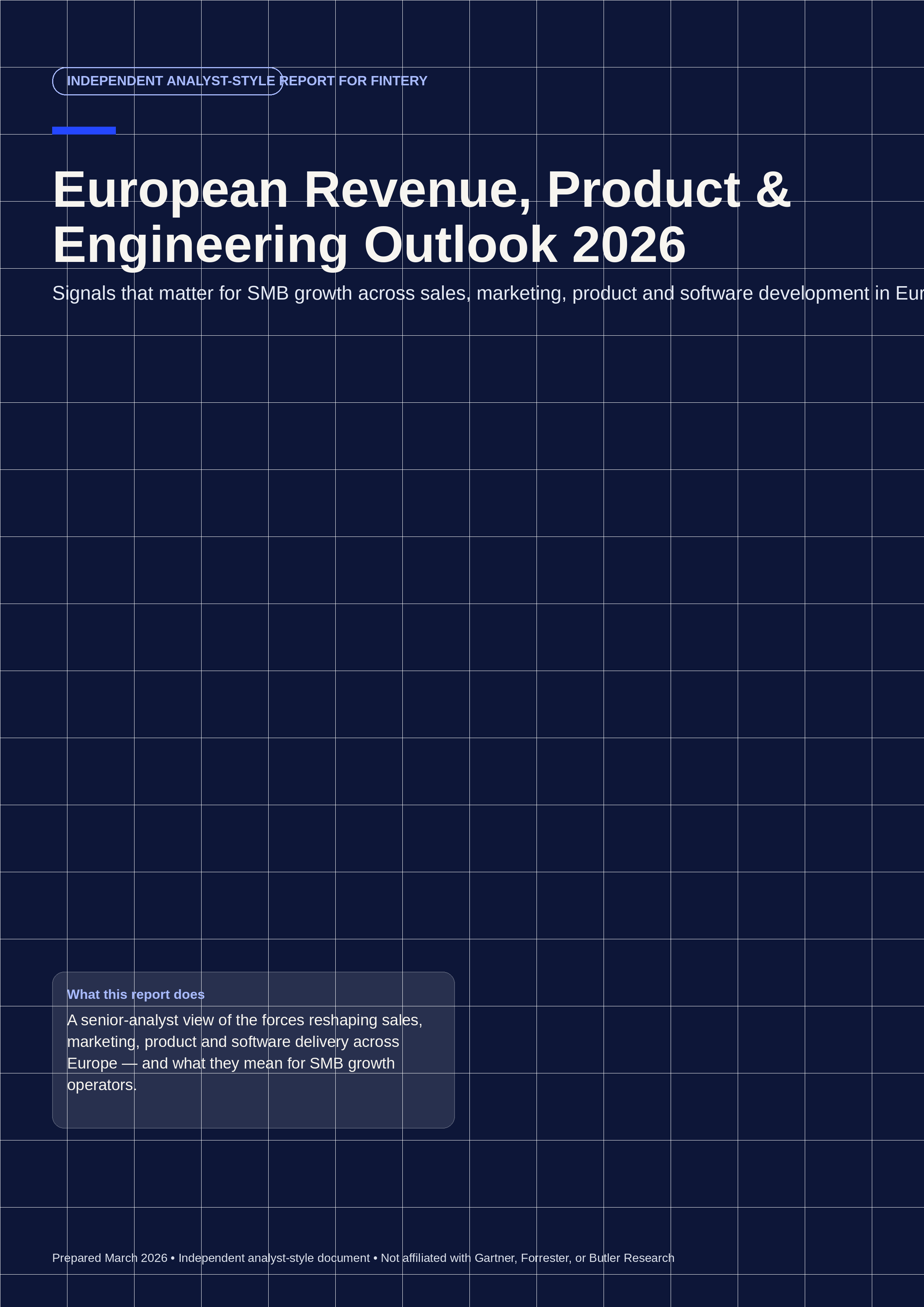 Europe Outlook 2026 full report cover